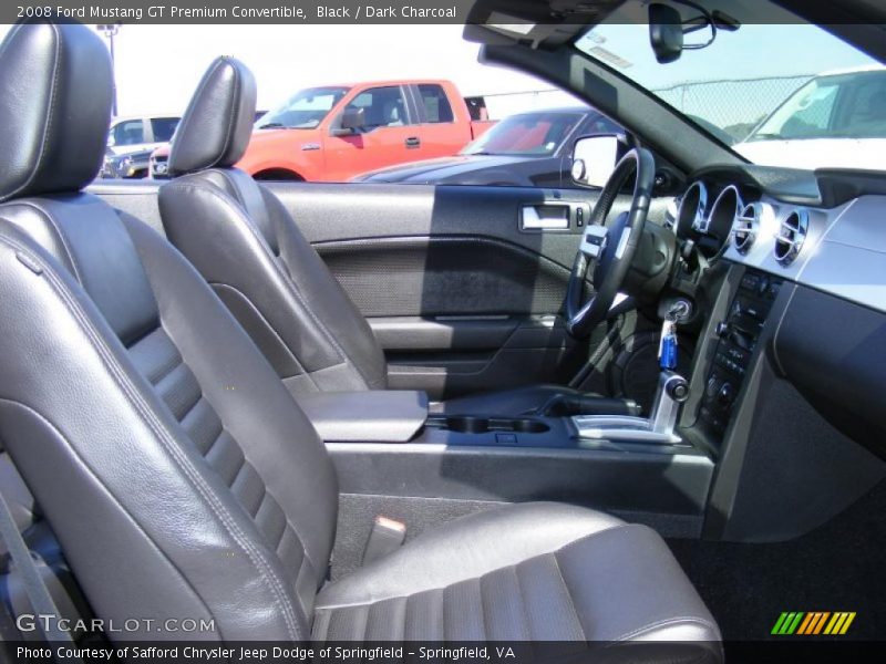 Black / Dark Charcoal 2008 Ford Mustang GT Premium Convertible