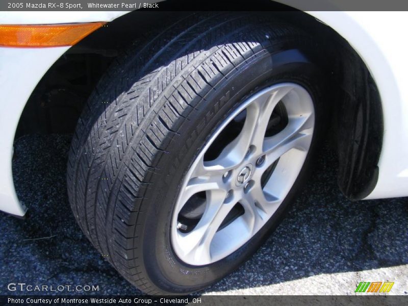 Whitewater Pearl / Black 2005 Mazda RX-8 Sport