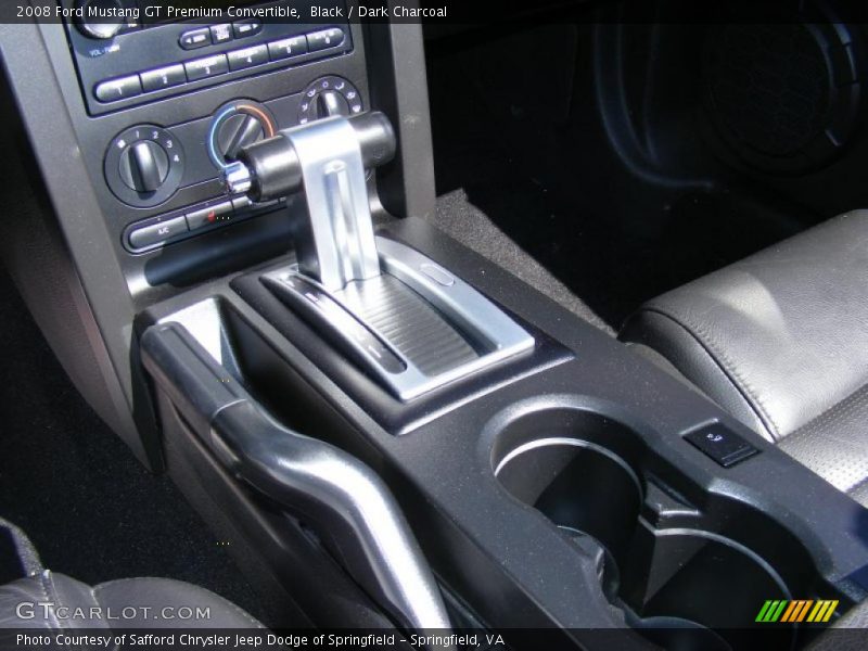 Black / Dark Charcoal 2008 Ford Mustang GT Premium Convertible