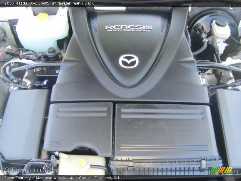 Whitewater Pearl / Black 2005 Mazda RX-8 Sport