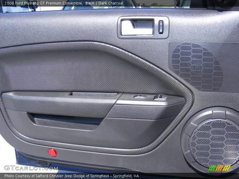 Black / Dark Charcoal 2008 Ford Mustang GT Premium Convertible