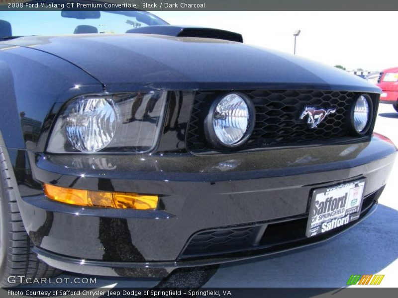 Black / Dark Charcoal 2008 Ford Mustang GT Premium Convertible