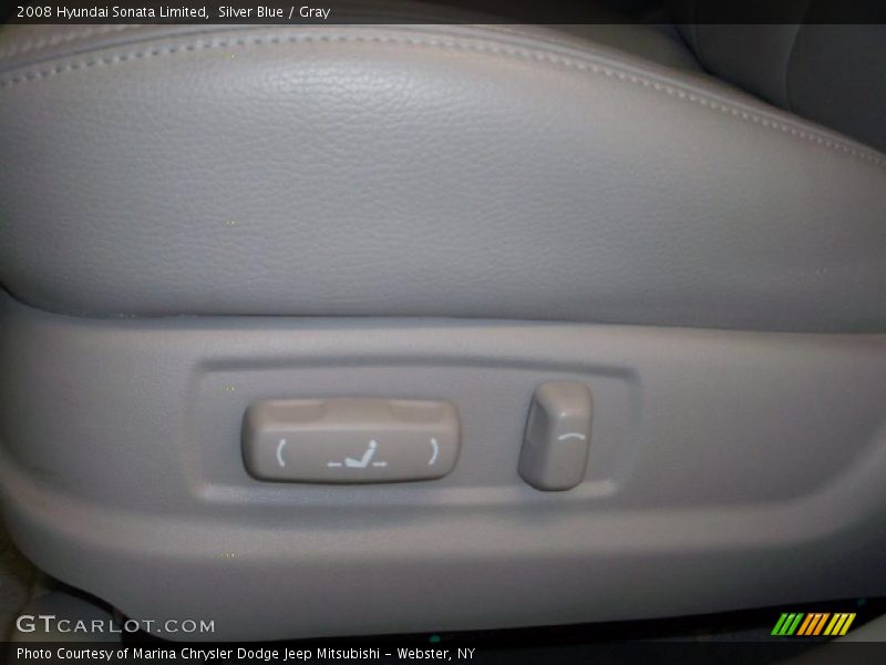 Silver Blue / Gray 2008 Hyundai Sonata Limited