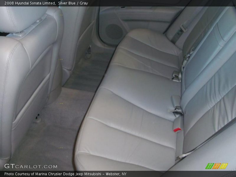 Silver Blue / Gray 2008 Hyundai Sonata Limited