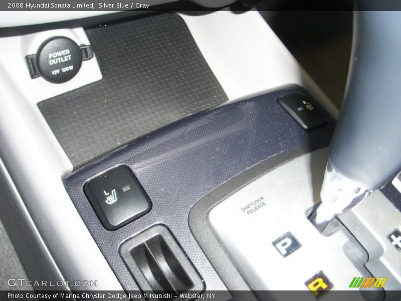 Silver Blue / Gray 2008 Hyundai Sonata Limited