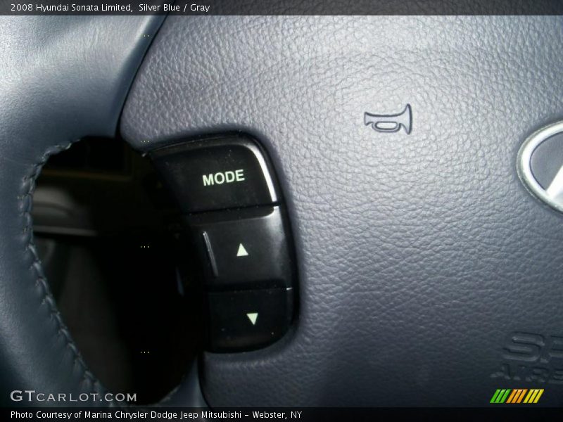 Silver Blue / Gray 2008 Hyundai Sonata Limited