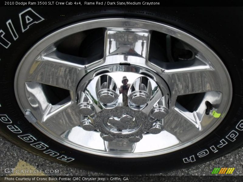 Flame Red / Dark Slate/Medium Graystone 2010 Dodge Ram 3500 SLT Crew Cab 4x4