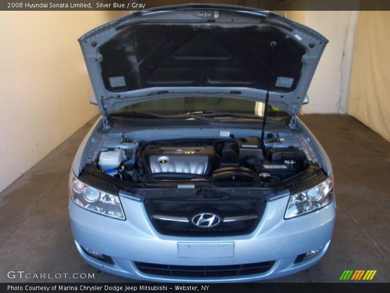 Silver Blue / Gray 2008 Hyundai Sonata Limited