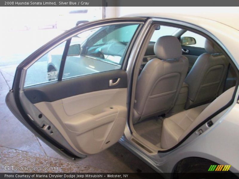 Silver Blue / Gray 2008 Hyundai Sonata Limited