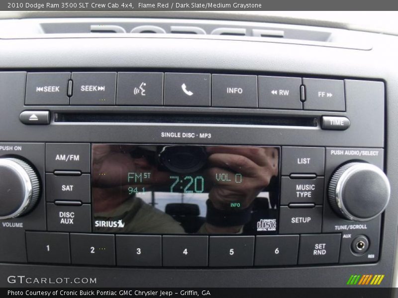 Flame Red / Dark Slate/Medium Graystone 2010 Dodge Ram 3500 SLT Crew Cab 4x4