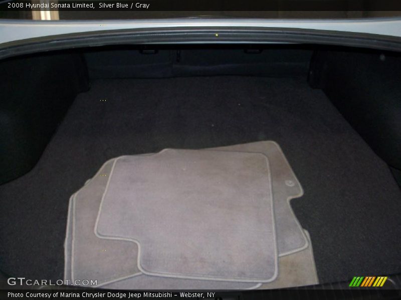Silver Blue / Gray 2008 Hyundai Sonata Limited