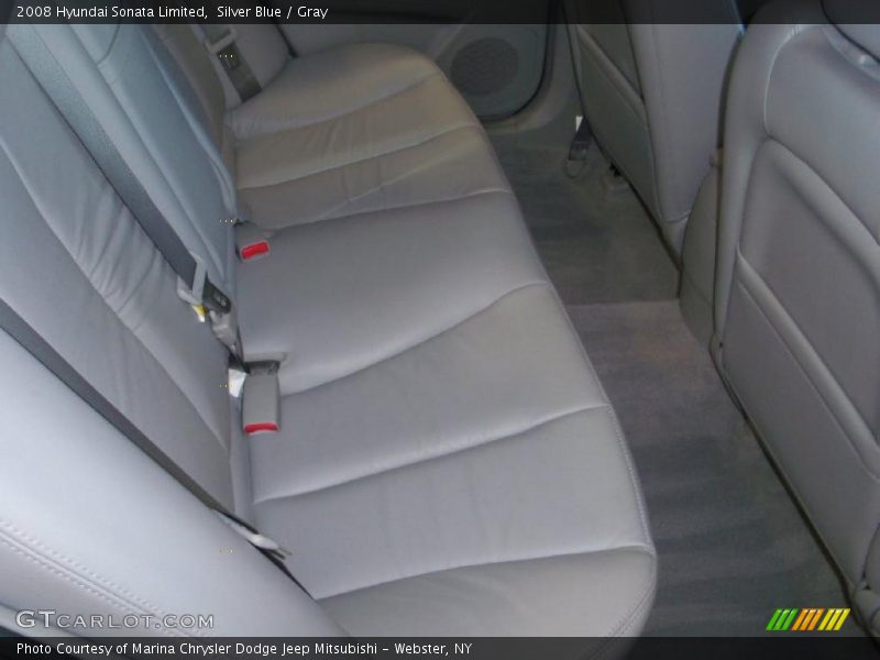 Silver Blue / Gray 2008 Hyundai Sonata Limited
