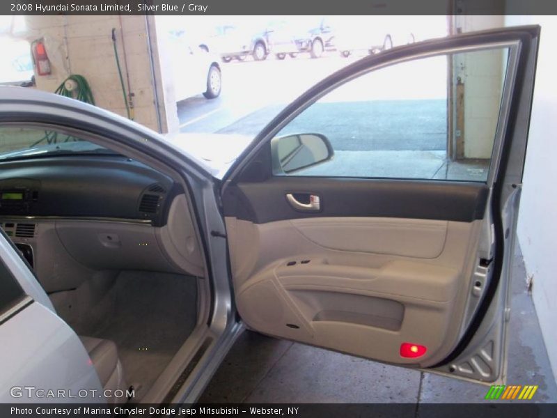Silver Blue / Gray 2008 Hyundai Sonata Limited