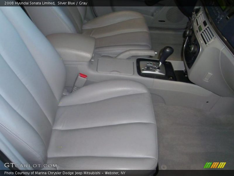 Silver Blue / Gray 2008 Hyundai Sonata Limited