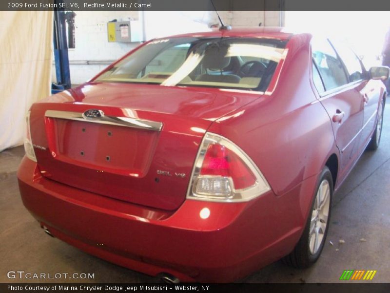 Redfire Metallic / Camel 2009 Ford Fusion SEL V6