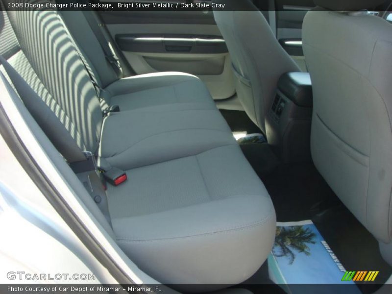 Bright Silver Metallic / Dark Slate Gray 2008 Dodge Charger Police Package