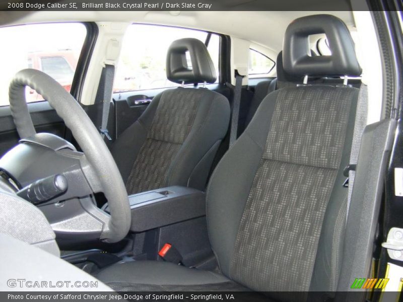Brilliant Black Crystal Pearl / Dark Slate Gray 2008 Dodge Caliber SE