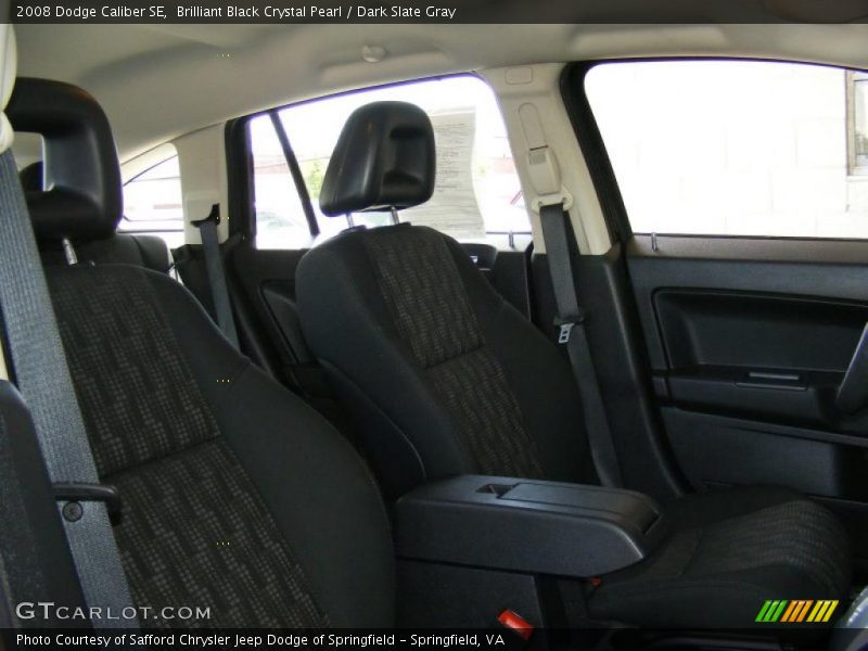 Brilliant Black Crystal Pearl / Dark Slate Gray 2008 Dodge Caliber SE