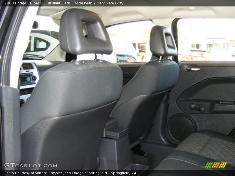 Brilliant Black Crystal Pearl / Dark Slate Gray 2008 Dodge Caliber SE