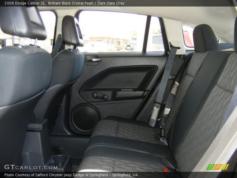 Brilliant Black Crystal Pearl / Dark Slate Gray 2008 Dodge Caliber SE