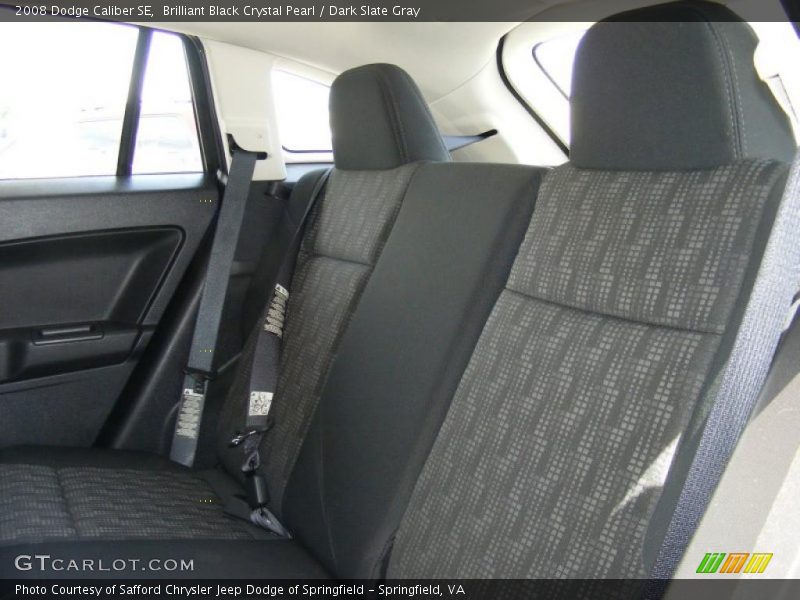 Brilliant Black Crystal Pearl / Dark Slate Gray 2008 Dodge Caliber SE