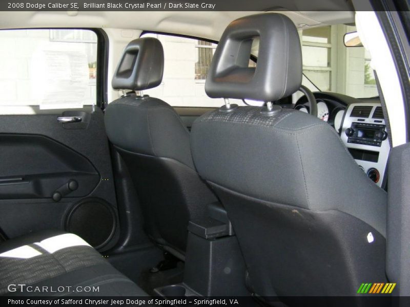 Brilliant Black Crystal Pearl / Dark Slate Gray 2008 Dodge Caliber SE