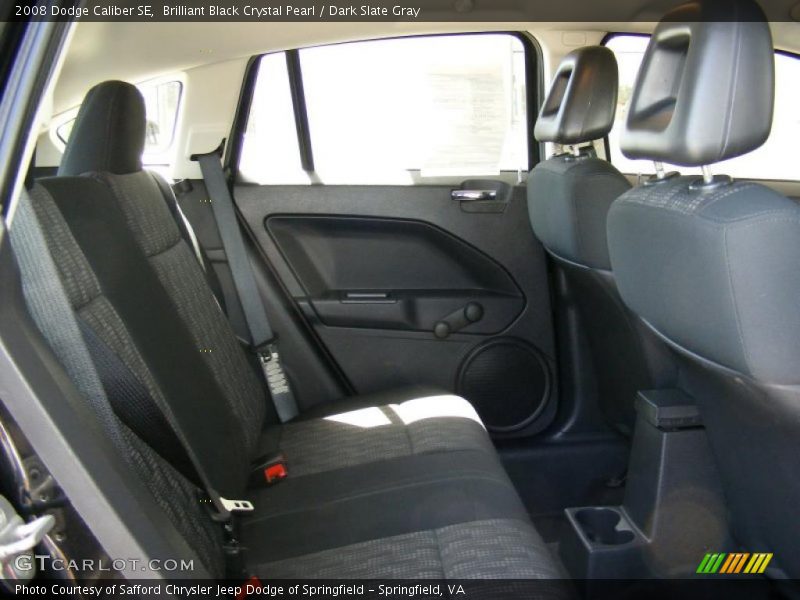 Brilliant Black Crystal Pearl / Dark Slate Gray 2008 Dodge Caliber SE