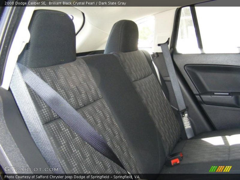 Brilliant Black Crystal Pearl / Dark Slate Gray 2008 Dodge Caliber SE
