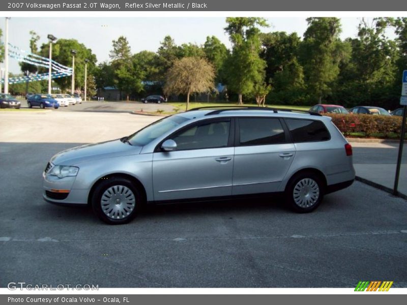 Reflex Silver Metallic / Black 2007 Volkswagen Passat 2.0T Wagon