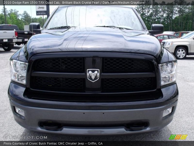 Brilliant Black Crystal Pearl / Dark Slate/Medium Graystone 2010 Dodge Ram 1500 TRX Quad Cab