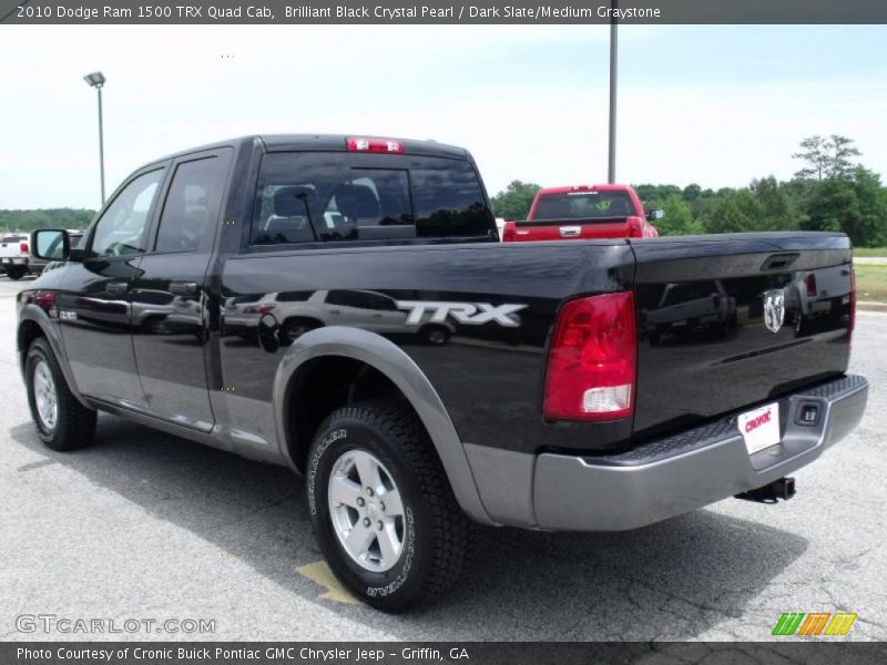 Brilliant Black Crystal Pearl / Dark Slate/Medium Graystone 2010 Dodge Ram 1500 TRX Quad Cab