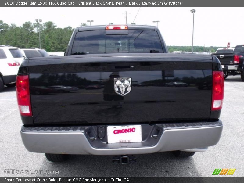 Brilliant Black Crystal Pearl / Dark Slate/Medium Graystone 2010 Dodge Ram 1500 TRX Quad Cab