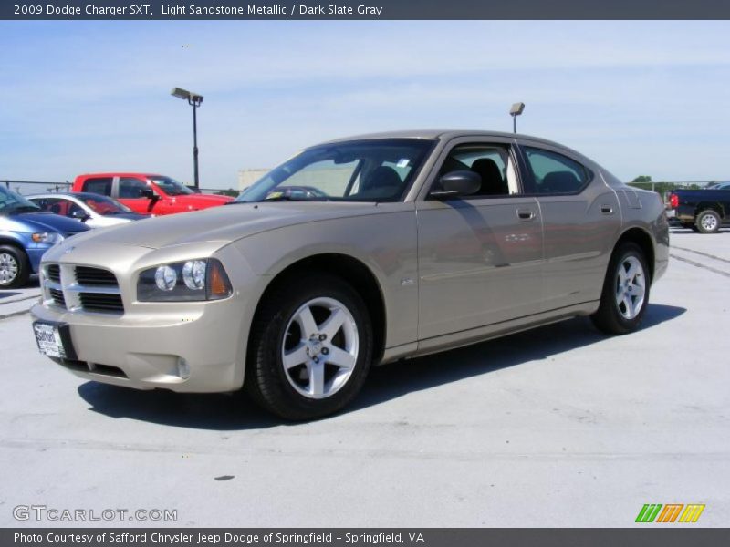Light Sandstone Metallic / Dark Slate Gray 2009 Dodge Charger SXT