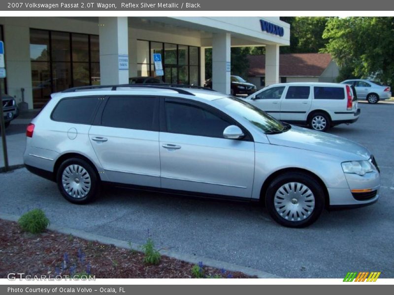 Reflex Silver Metallic / Black 2007 Volkswagen Passat 2.0T Wagon