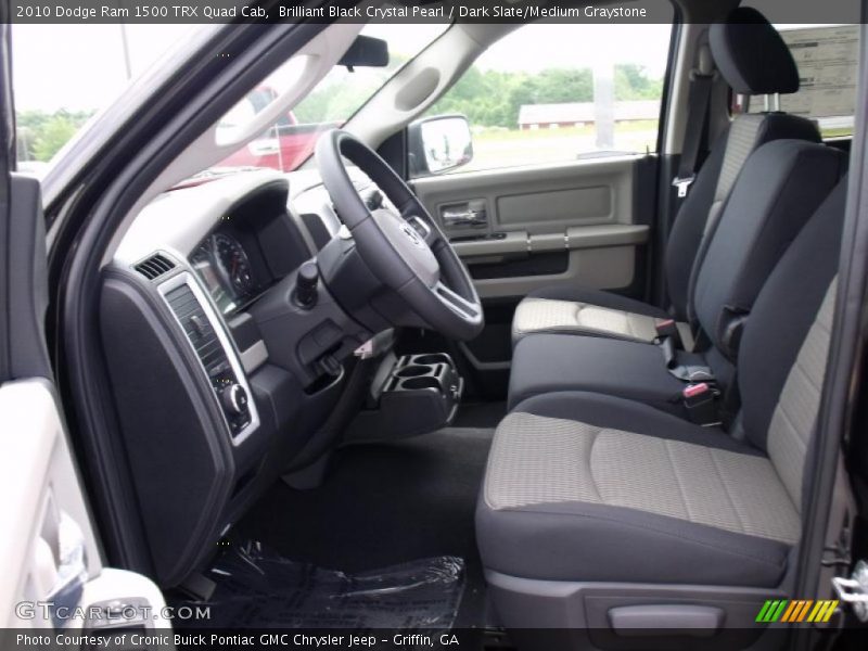 Brilliant Black Crystal Pearl / Dark Slate/Medium Graystone 2010 Dodge Ram 1500 TRX Quad Cab