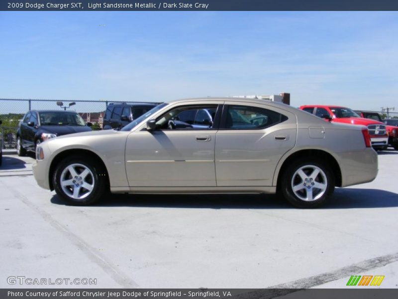Light Sandstone Metallic / Dark Slate Gray 2009 Dodge Charger SXT