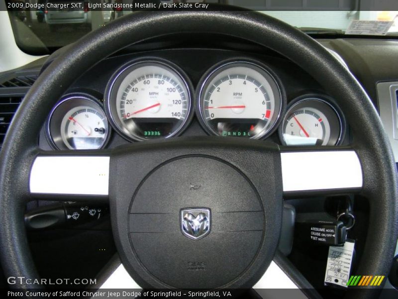 Light Sandstone Metallic / Dark Slate Gray 2009 Dodge Charger SXT