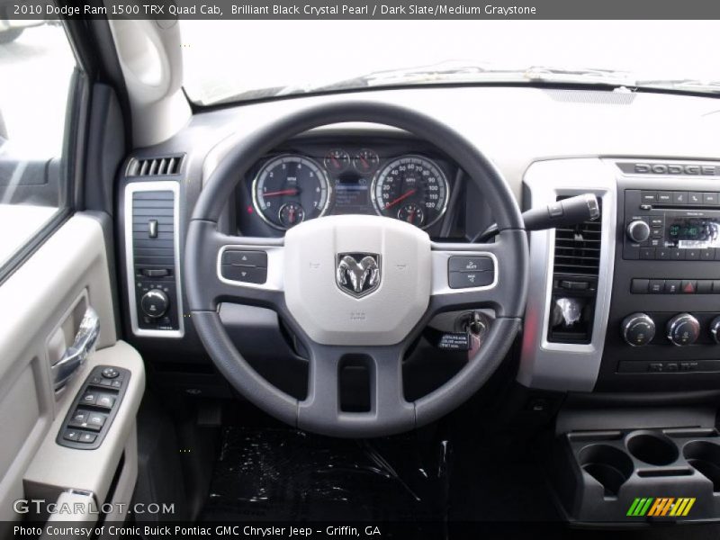 Brilliant Black Crystal Pearl / Dark Slate/Medium Graystone 2010 Dodge Ram 1500 TRX Quad Cab