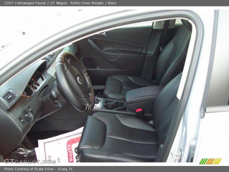 Reflex Silver Metallic / Black 2007 Volkswagen Passat 2.0T Wagon