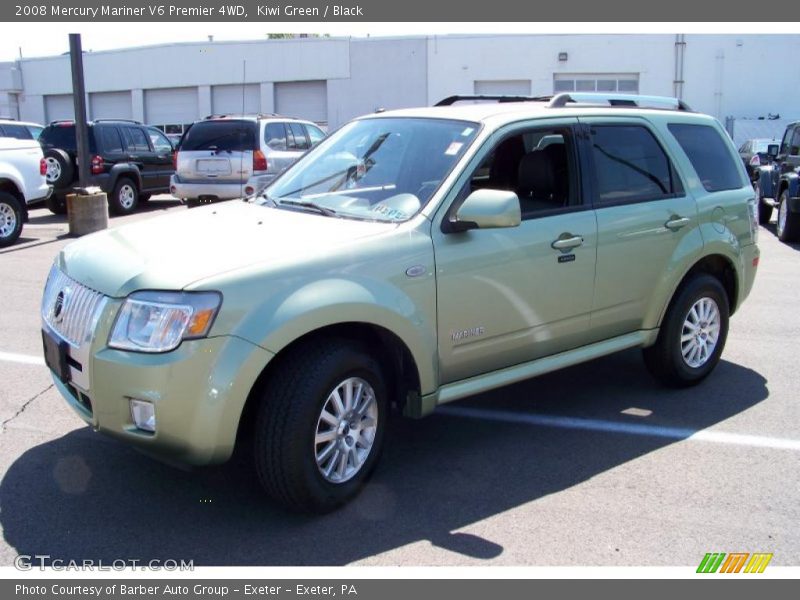 Kiwi Green / Black 2008 Mercury Mariner V6 Premier 4WD