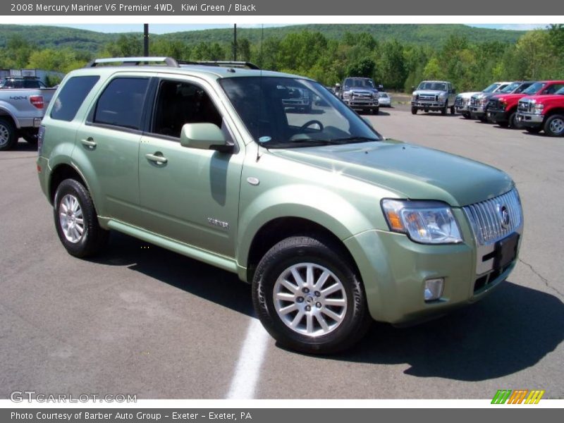 Kiwi Green / Black 2008 Mercury Mariner V6 Premier 4WD