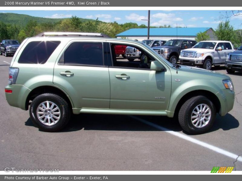 Kiwi Green / Black 2008 Mercury Mariner V6 Premier 4WD