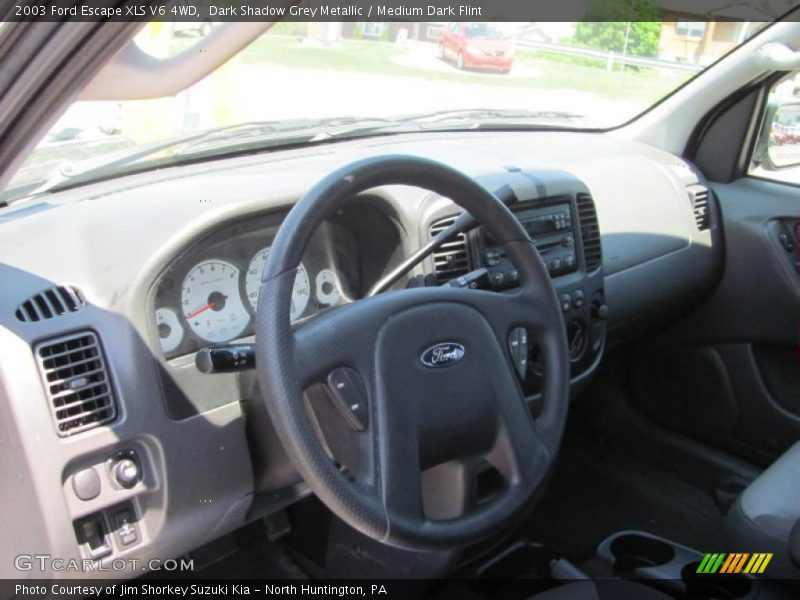 Dark Shadow Grey Metallic / Medium Dark Flint 2003 Ford Escape XLS V6 4WD