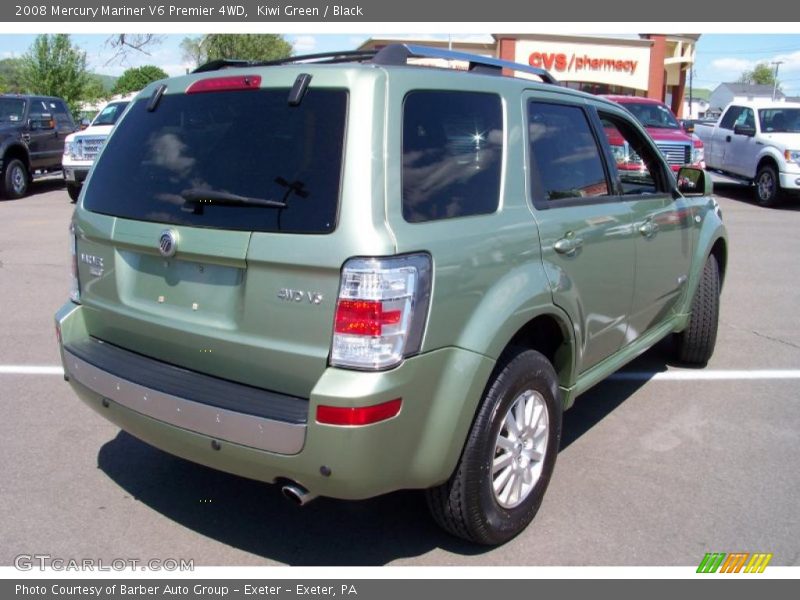 Kiwi Green / Black 2008 Mercury Mariner V6 Premier 4WD