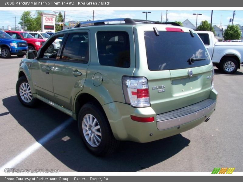 Kiwi Green / Black 2008 Mercury Mariner V6 Premier 4WD