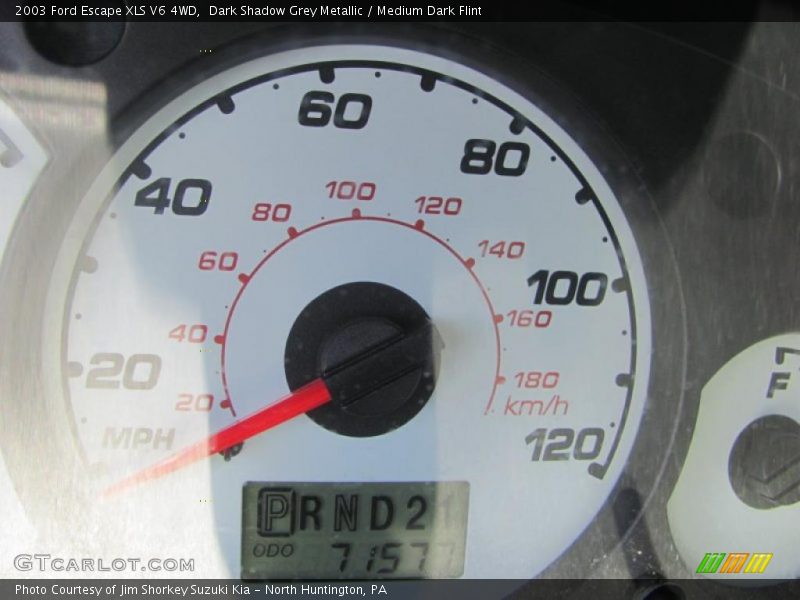 Dark Shadow Grey Metallic / Medium Dark Flint 2003 Ford Escape XLS V6 4WD