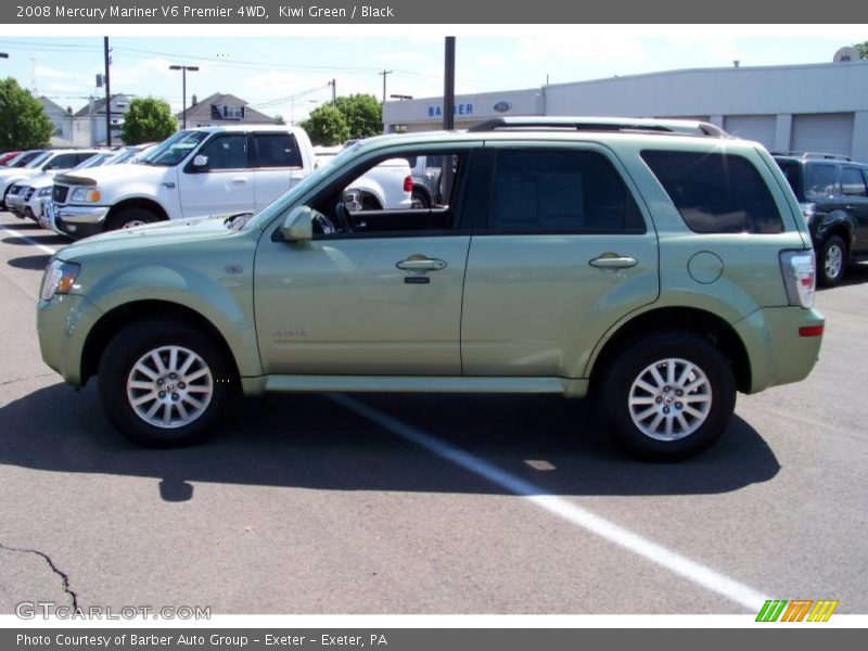 Kiwi Green / Black 2008 Mercury Mariner V6 Premier 4WD
