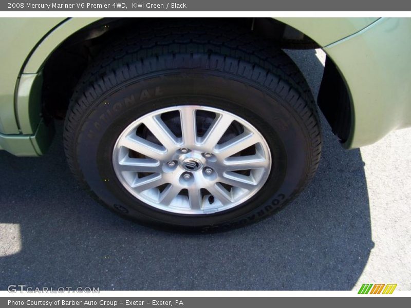 Kiwi Green / Black 2008 Mercury Mariner V6 Premier 4WD