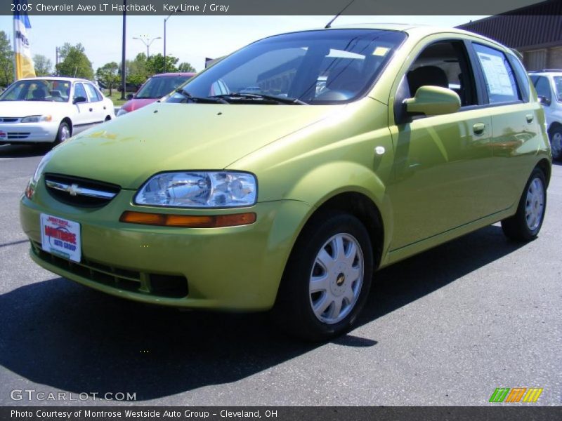 Key Lime / Gray 2005 Chevrolet Aveo LT Hatchback