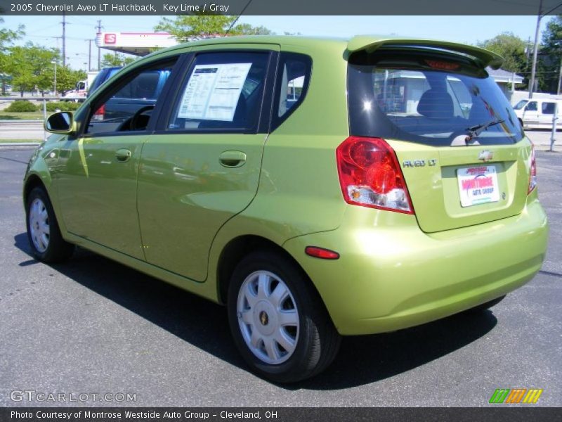 Key Lime / Gray 2005 Chevrolet Aveo LT Hatchback